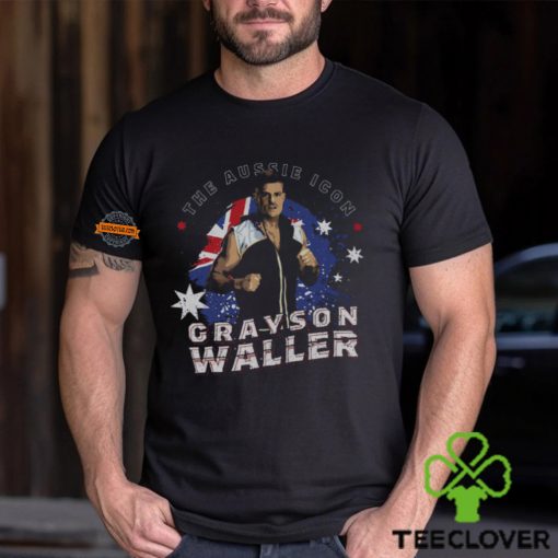 Grayson Waller The Aussie Icon Black T hoodie, sweater, longsleeve, shirt v-neck, t-shirt