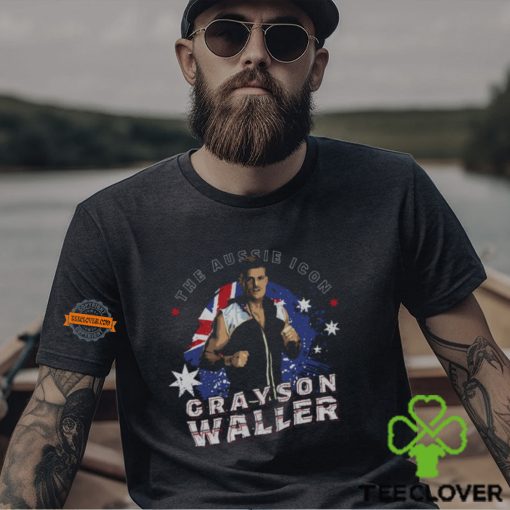 Grayson Waller The Aussie Icon Black T hoodie, sweater, longsleeve, shirt v-neck, t-shirt