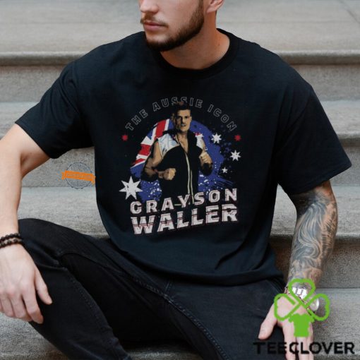 Grayson Waller The Aussie Icon Black T hoodie, sweater, longsleeve, shirt v-neck, t-shirt