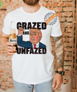 Grazed and unfazed Donald Trump survived 2024 hoodie, sweater, longsleeve, shirt v-neck, t-shirt