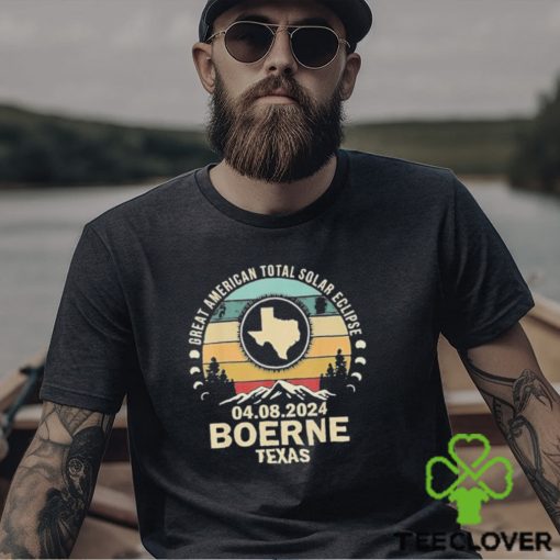 Great American Total Solar Eclipse Boerne Texas Total Solar Eclipse 2024 Shirt