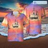 Custom Photo Tropical Leaves Funny Family Pet Face   Personalized Hawaiian Shirt