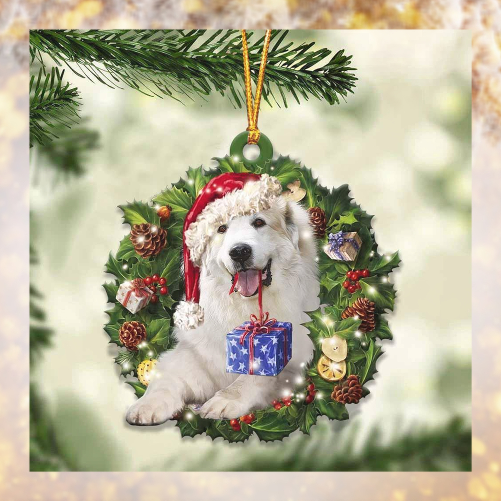 Great Pyrenees and Christmas gift for her gift for him gift for Great Pyrenees lover ornament