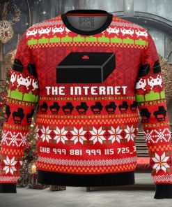 Great Reception The Internet Sweater Christmas Gift For Holiday The Internet 3D Ugly Christmas Sweater