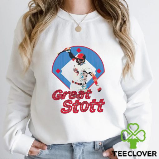 Great Stott Bat Spike Ladies Boyfriend Baseball hoodie, sweater, longsleeve, shirt v-neck, t-shirt