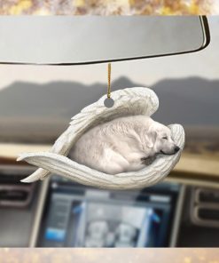 Great pyrenees Sleeping Angel Ornament