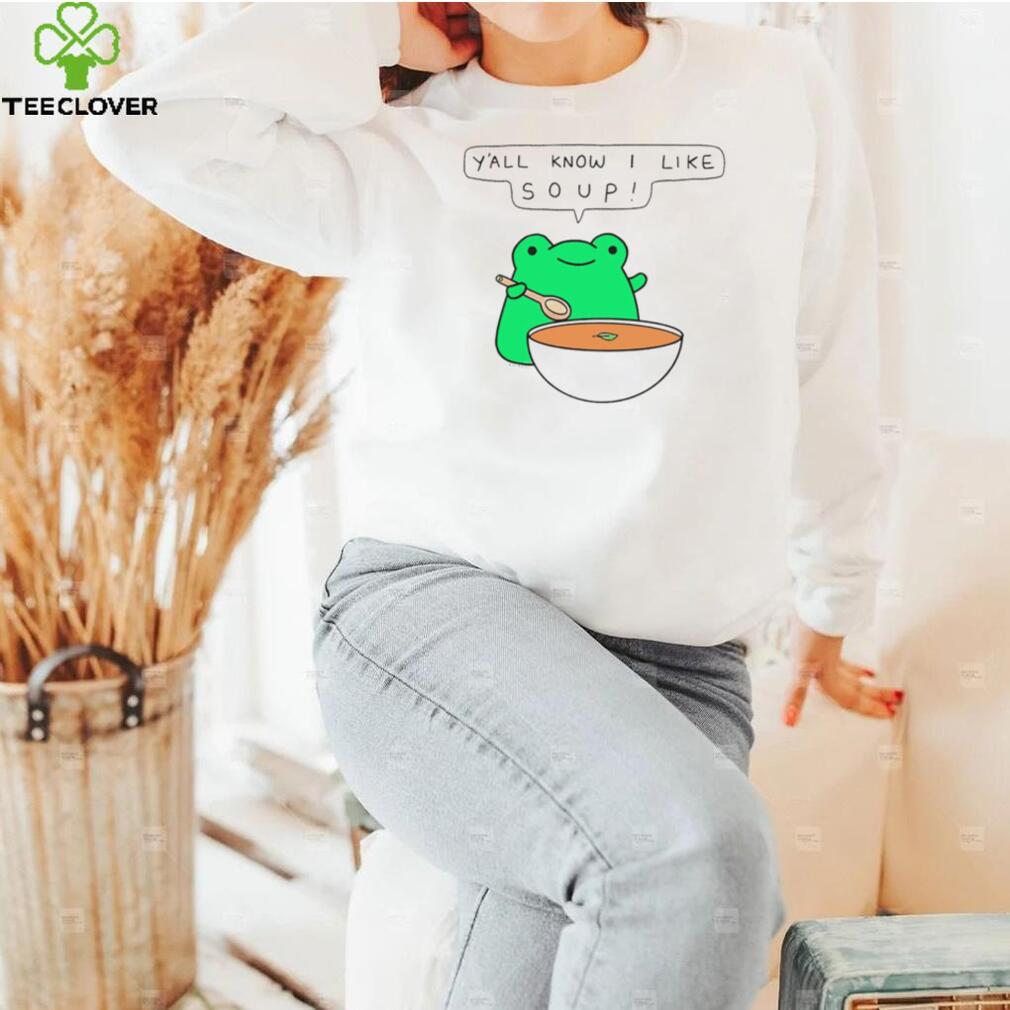 Greb comic frog y’all know I like soup shirt