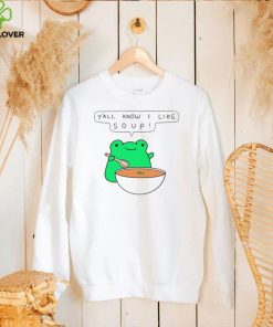 Greb comic frog y’all know I like soup shirt