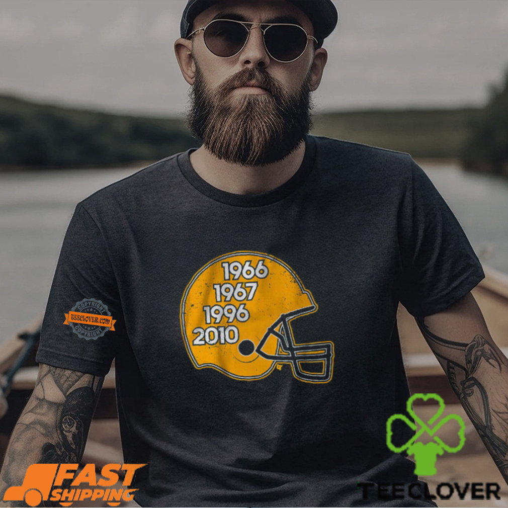 Green Bay Football Glory Years Helmet Shirt Green Bay Football Glory Years Helmet Shirt