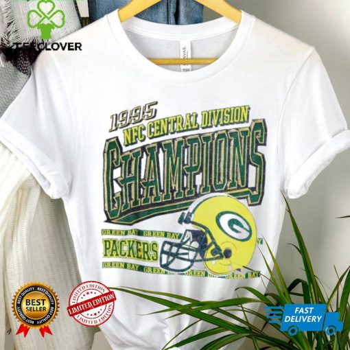 Green Bay Packers 1995 NFC central division champions helmet retro hoodie, sweater, longsleeve, shirt v-neck, t-shirt