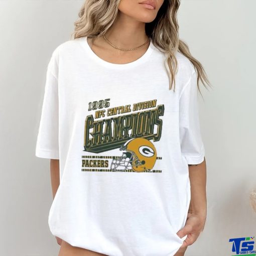 Green Bay Packers 1995 Nfc Central Division Champions Helmet T Shirt