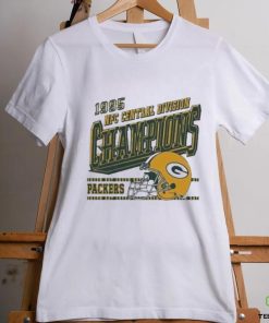 Green Bay Packers 1995 Nfc Central Division Champions Helmet T Shirt