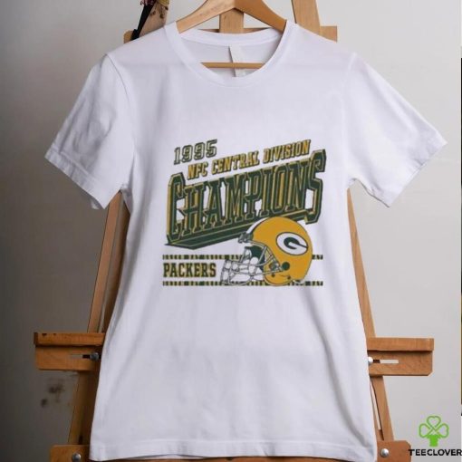 Green Bay Packers 1995 Nfc Central Division Champions Helmet T Shirt