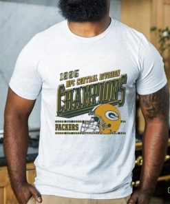 Green Bay Packers 1995 Nfc Central Division Champions Helmet T Shirt