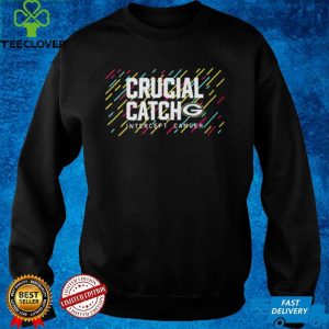 Green Bay Packers 2021 Crucial Catch Intercept Cancer T Shirt