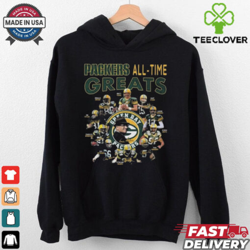 Green Bay Packers All Time Greats Signatures 2024 Shirt