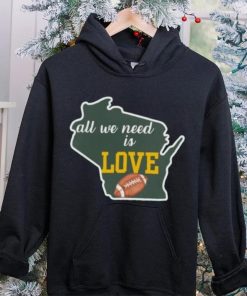 Green Bay Packers All We Need Is Love Shirt