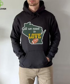 Green Bay Packers All We Need Is Love Shirt