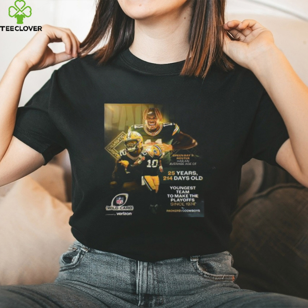 Green Bay Packers Are The Youngest Team To Make The NFL Playoffs Since 1974 Classic T Shirt Green Bay Packers Are The Youngest Team To Make The NFL Playoffs Since 1974 Classic T Shirt