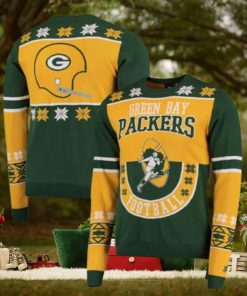 Green Bay Packers Big Logo Ugly Christmas Sweaters