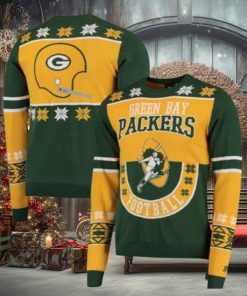 Green Bay Packers Big Logo Ugly Christmas Sweaters 1 Green Bay Packers Big Logo Ugly Christmas Sweaters