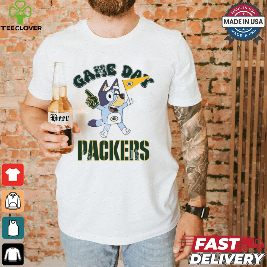 Green Bay Packers Bluey Game Day shirt Green Bay Packers Bluey Game Day shirt