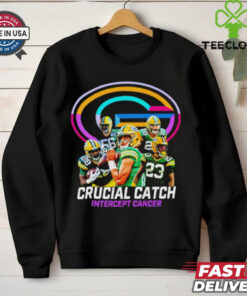 Green Bay Packers Crucial Catch Intercept Cancer NFL shirt