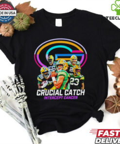 Green Bay Packers Crucial Catch Intercept Cancer NFL hoodie, sweater, longsleeve, shirt v-neck, t-shirt