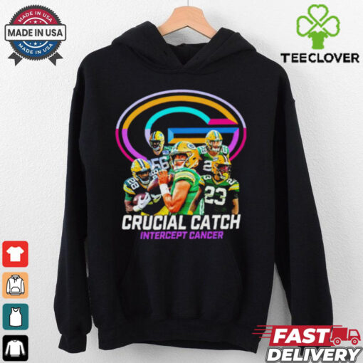 Green Bay Packers Crucial Catch Intercept Cancer NFL hoodie, sweater, longsleeve, shirt v-neck, t-shirt