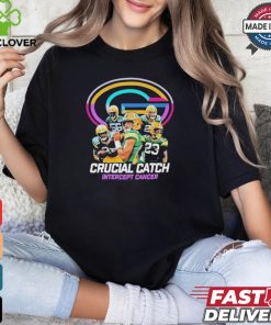 Green Bay Packers Crucial Catch Intercept Cancer T Shirt