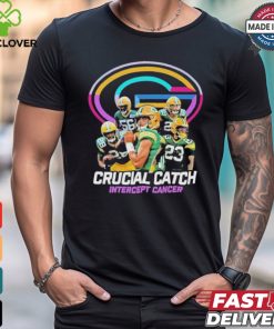 Green Bay Packers Crucial Catch Intercept Cancer T Shirt