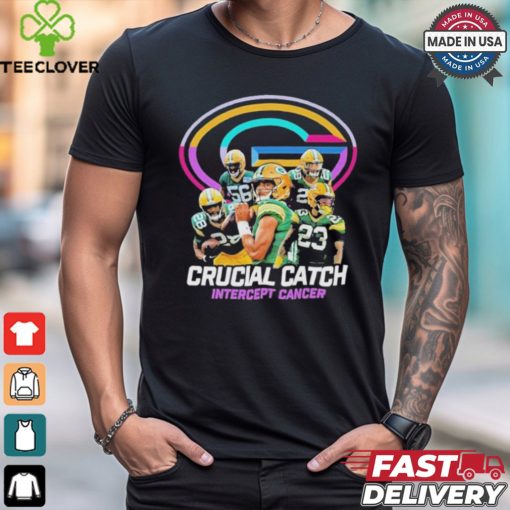 Green Bay Packers Crucial Catch Intercept Cancer T Shirt