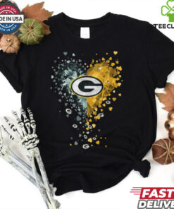 Green Bay Packers Crystal Heart Shirt