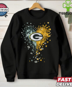 Green Bay Packers Crystal Heart Shirt