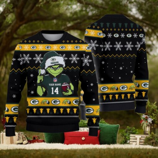 Green Bay Packers Custom Chrismas Ugly Sweater