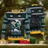 Green Bay Packers Snowflake Christmas Pullover Ugly Christmas Sweater 3D Gift For Fans