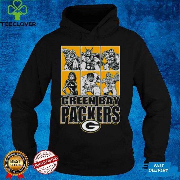 Green Bay Packers Disney Marvel Avengers Line Up hoodie, sweater, longsleeve, shirt v-neck, t-shirt