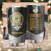 Green Bay Packers Fan Facts Super Bowl Champions American NFL Football Team Logo Grateful Dead Skull Custom Name Personalized Tumbler Cup For Fanz