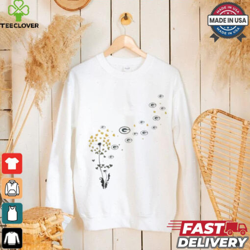 Green Bay Packers Floral Dandelion Shirt