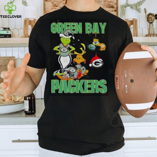 Green Bay Packers Grinch And Max Nfl Christmas T hoodie, sweater, longsleeve, shirt v-neck, t-shirt