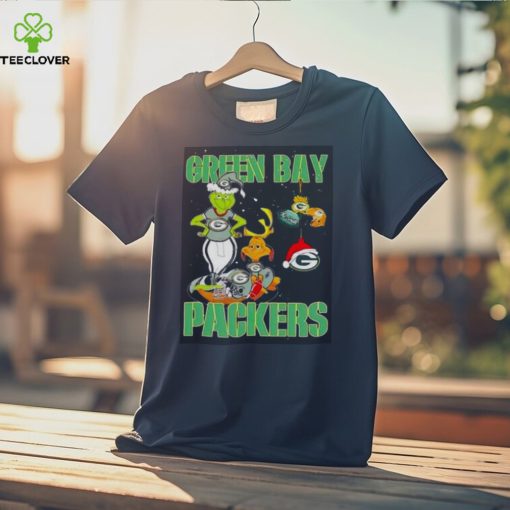 Green Bay Packers Grinch And Max Nfl Christmas T hoodie, sweater, longsleeve, shirt v-neck, t-shirt