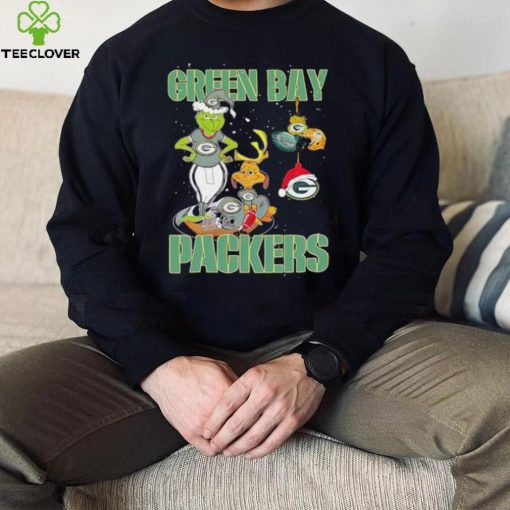 Green Bay Packers Grinch and Max NFL Christmas hoodie, sweater, longsleeve, shirt v-neck, t-shirt