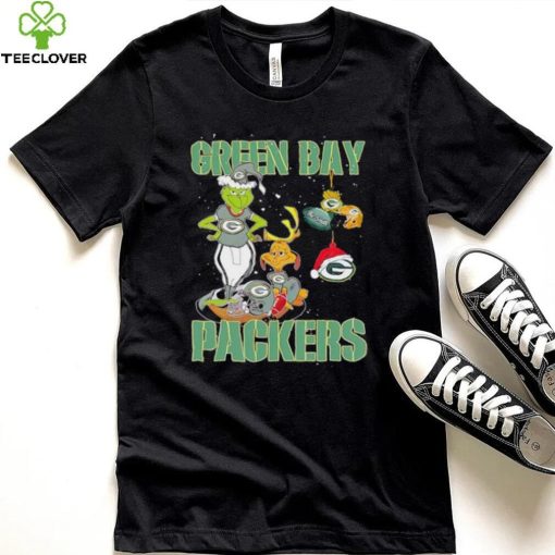 Green Bay Packers Grinch and Max NFL Christmas hoodie, sweater, longsleeve, shirt v-neck, t-shirt