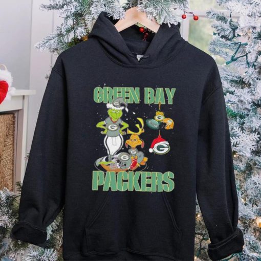 Green Bay Packers Grinch and Max NFL Christmas hoodie, sweater, longsleeve, shirt v-neck, t-shirt