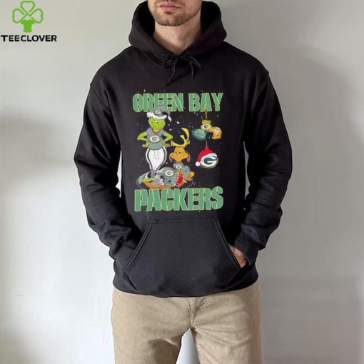 Green Bay Packers Grinch and Max NFL Christmas hoodie, sweater, longsleeve, shirt v-neck, t-shirt