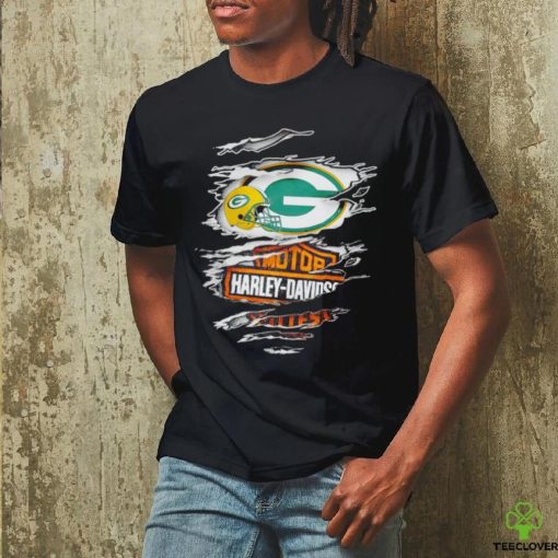 Green Bay Packers Harley Davidson scratch hoodie, sweater, longsleeve, shirt v-neck, t-shirt