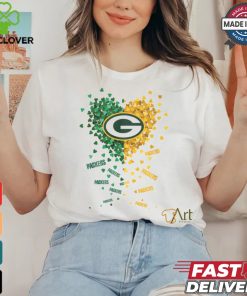 Green Bay Packers Heart Shirt