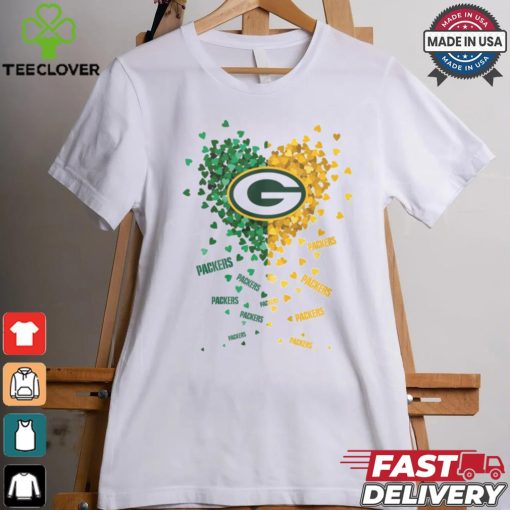 Green Bay Packers Heart Shirt