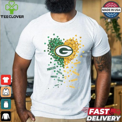 Green Bay Packers Heart Shirt