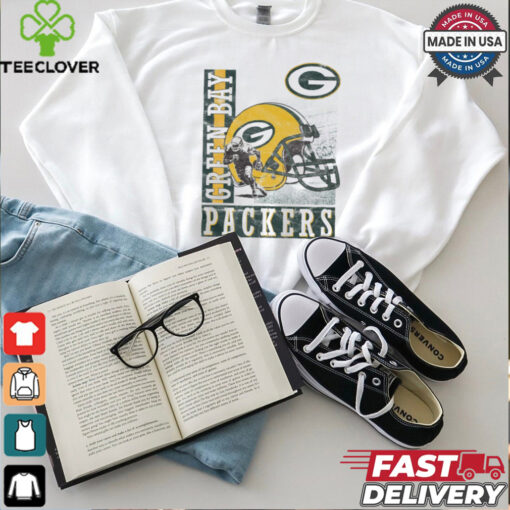 Green Bay Packers Helmet Dash T Shirt